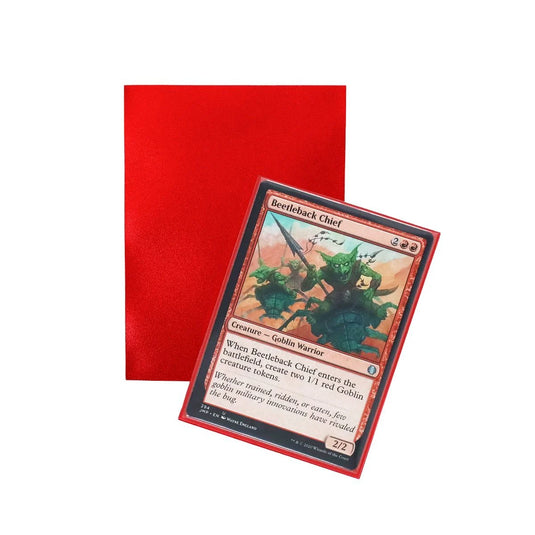 Iridianâ„¢ Matte Sleeves - RED