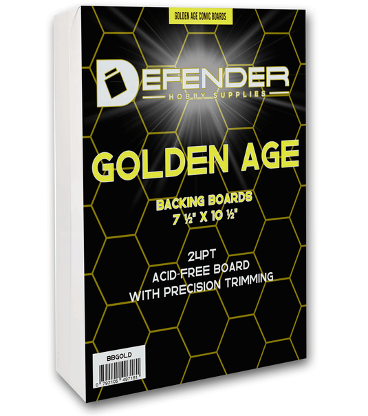 DEFENDER GOLDEN AGE COMIC BOARDS  7 ½