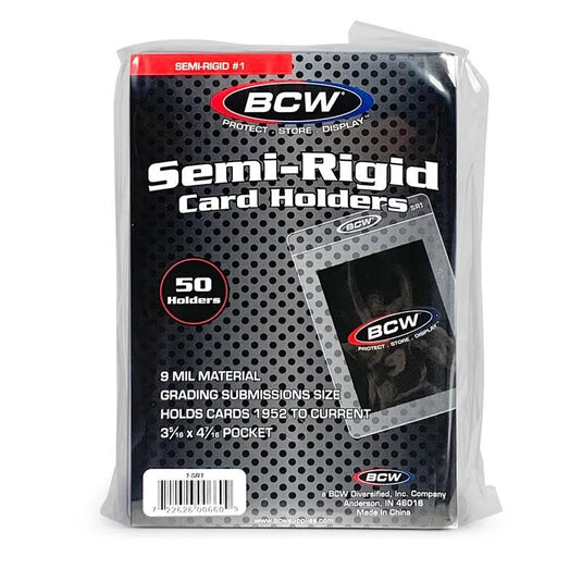 SEMI-RIGID CARD HOLDER #1 - 3 5/16 X 4 15/16