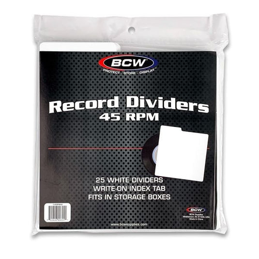 45 RPM RECORD DIVIDERS