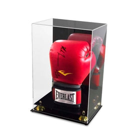 ACRYLIC BOXING GLOVE DISPLAY - WITH MIRROR