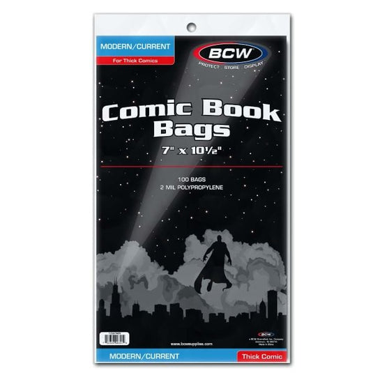 CURRENT/MODERN COMIC BAGS - THICK - 7 X 10 1/2