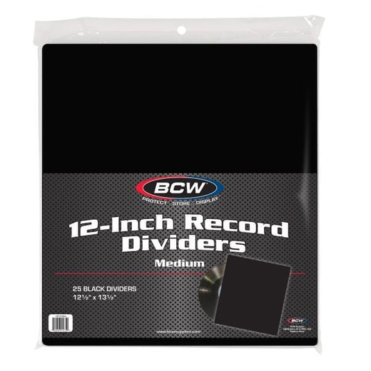 BCW 12-Inch Record Dividers