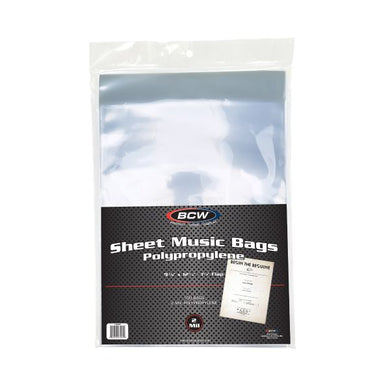 SHEET MUSIC BAGS - 9 3/8 X 12 1/4