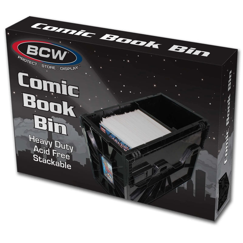 Load image into Gallery viewer, COMIC BOOK BIN - SHORT - BLACK
