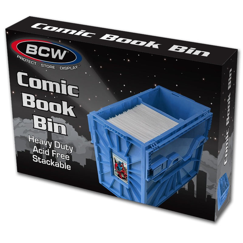 Load image into Gallery viewer, COMIC BOOK BIN - SHORT - BLUE
