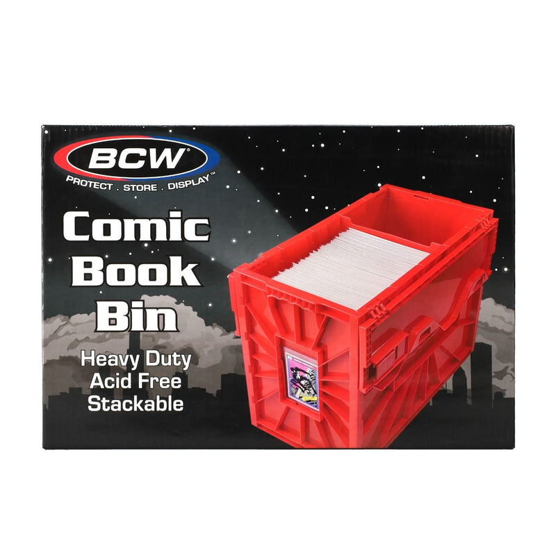 Load image into Gallery viewer, COMIC BOOK BIN - SHORT - RED
