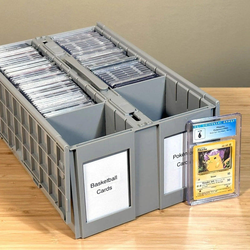 Load image into Gallery viewer, GRADED CARD BIN -TWO ROW- GRAY
