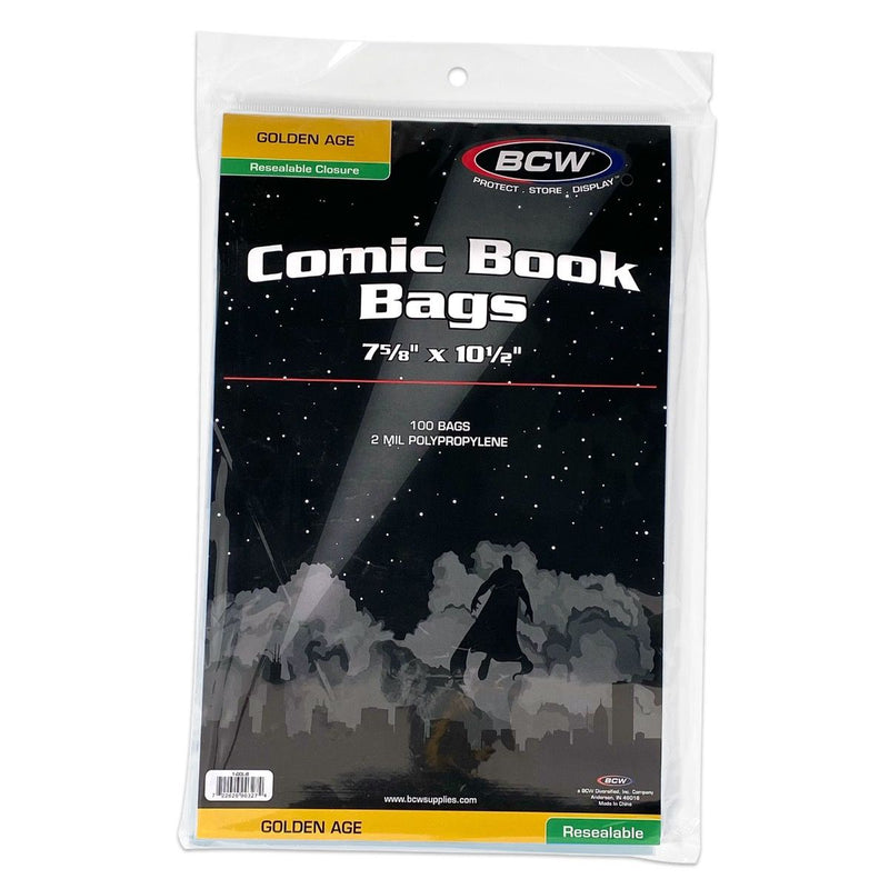 Load image into Gallery viewer, RESEALABLE GOLDEN COMIC BAGS - 7 5/8 X 10 1/2
