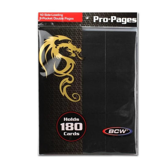 SIDE LOADING 18-POCKET PRO PAGES - BLACK