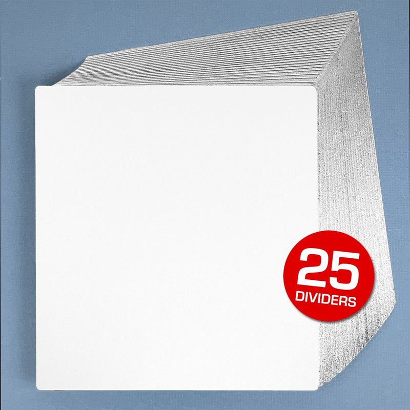 Load image into Gallery viewer, 12 INCH RECORD DIVIDERS - MEDIUM - WHITE
