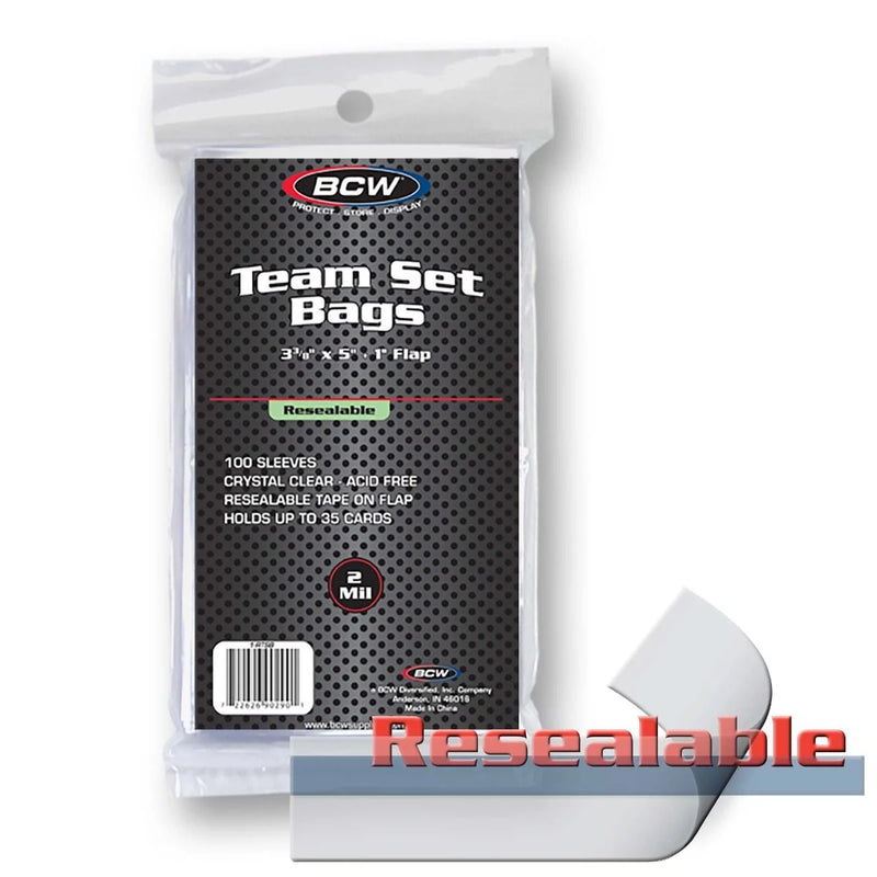Load image into Gallery viewer, RESEALABLE TEAM SET BAGS - 3 3/8 X 5
