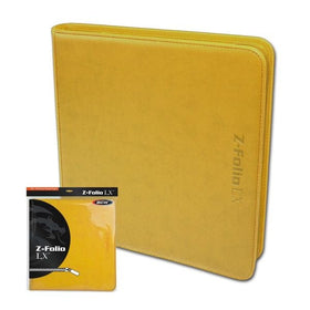 ZIPPER FOLIO 12-POCKET - LX - YELLOW