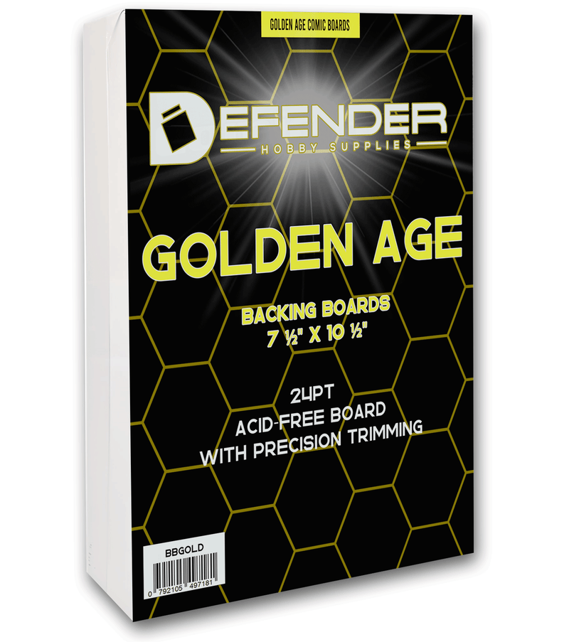 Load image into Gallery viewer, DEFENDER GOLDEN AGE COMIC BOARDS  7 ½&quot; x 10 ½&quot;
