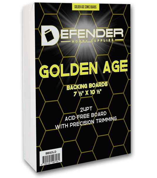 DEFENDER GOLDEN AGE COMIC BOARDS  7 ½