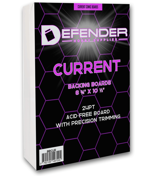 DEFENDER CURRENT COMIC BOARDS  6 ¾