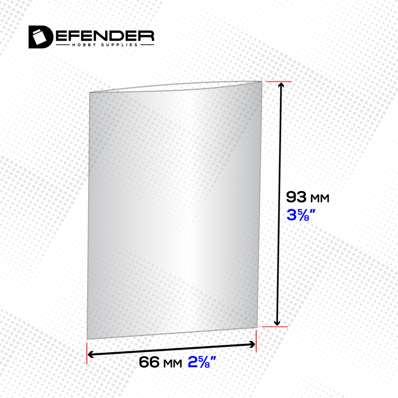 Load image into Gallery viewer, DEFENDER CARD SLEEVES - 2 5/8 X 3 5/8
