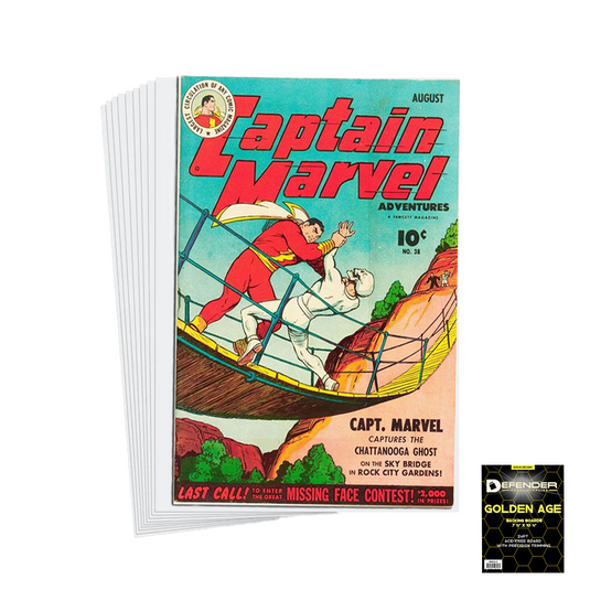 DEFENDER GOLDEN AGE COMIC BOARDS  7 ½" x 10 ½"