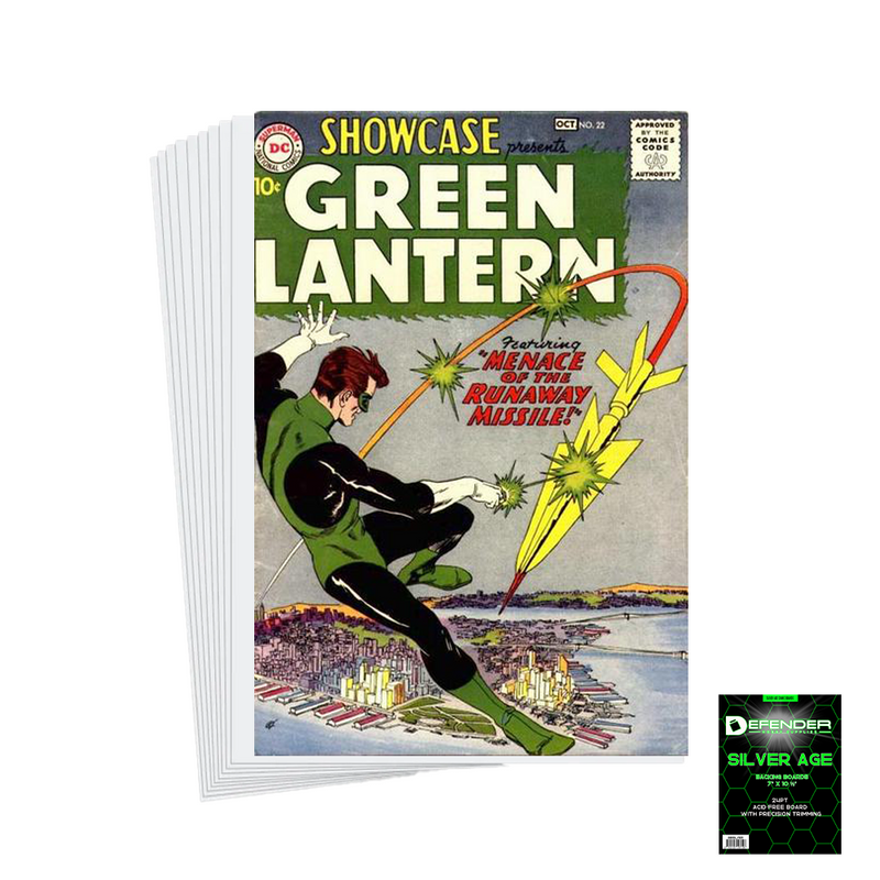 Load image into Gallery viewer, DEFENDER SILVER BACKING BOARDS - 7 X 10 1/2
