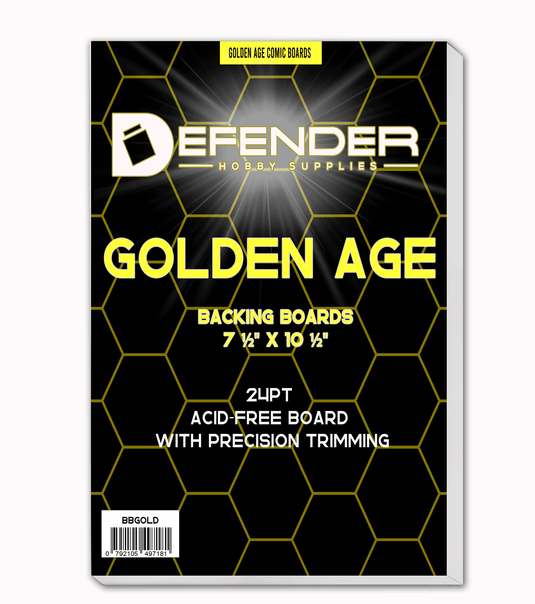 DEFENDER GOLDEN AGE COMIC BOARDS  7 ½