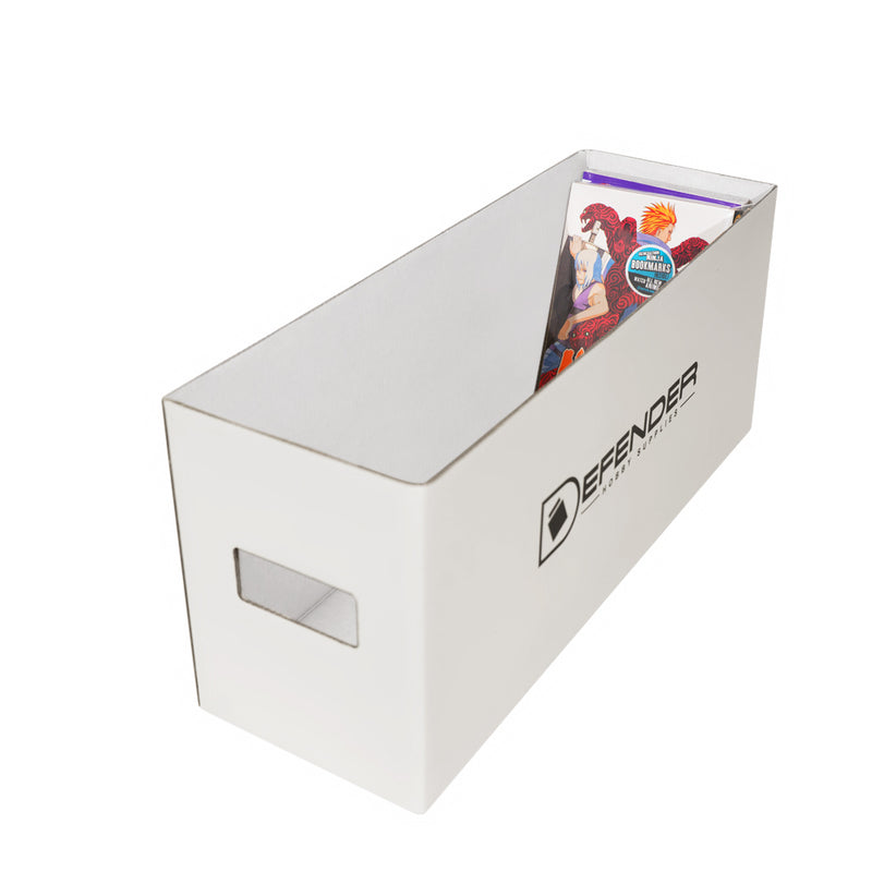 Load image into Gallery viewer, Defender cardboard media storage box stackable – collectible storage Australia

