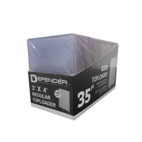 DEFENDER 35PT TOPLOADERS – 100 PACK