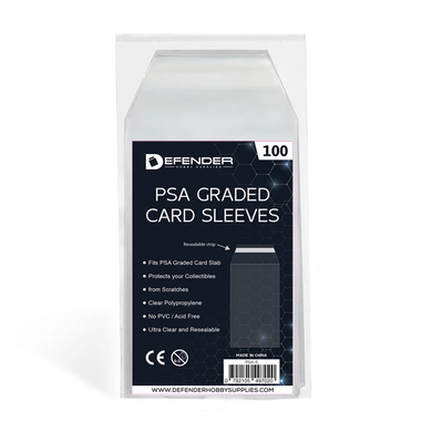 Defender PSA Graded Card Sleeves ( Resalable)