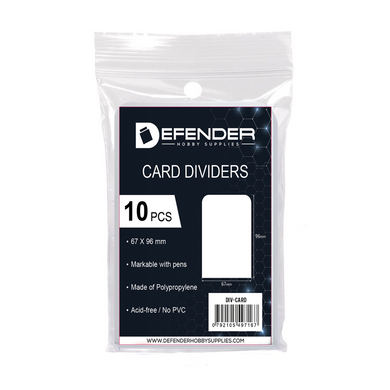 Defender Trading Card Dividers