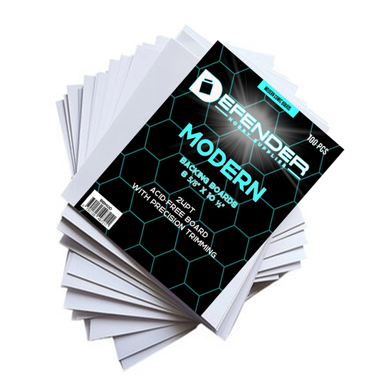 DEFENDER MODERN COMIC BOARDS 6 5/8" x 10 1/2"