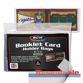 BOOKLET CARD HOLDER - RESEALABLE BAGS