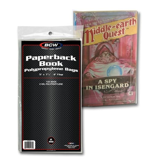 PAPERBACK BOOK BAGS 5 X 7 3/8