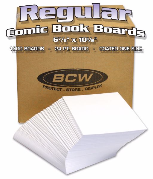 BULK REGULAR BACKING BOARDS - 6 7/8 X 10 1/2