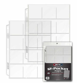 VINYL 12-POCKET PAGES (20 CT. PACK)