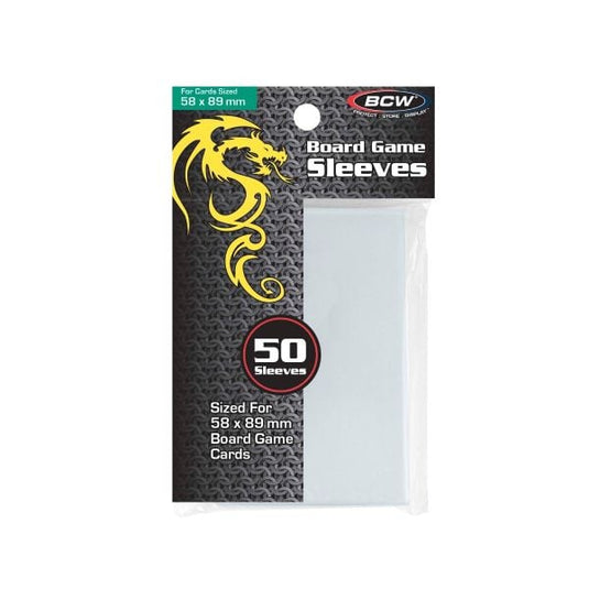 BOARD GAME SLEEVES - 58MM X 89MM