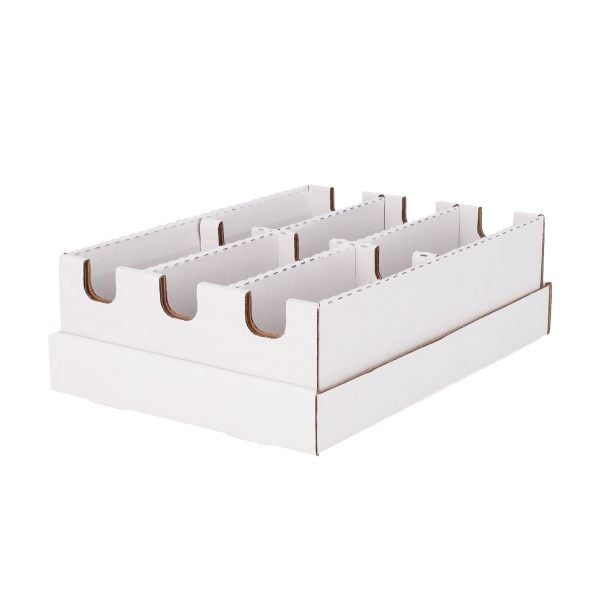 BCW Cargo Box 6 cell 3x2. Open empty with lid under box – Collectors Hub