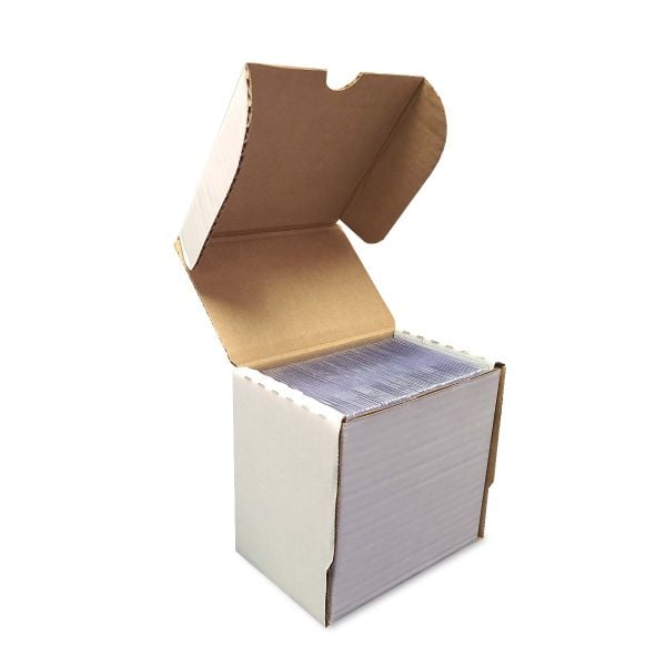 BCW 5 inch semi-rigid 1 storage box filled with card holders ...