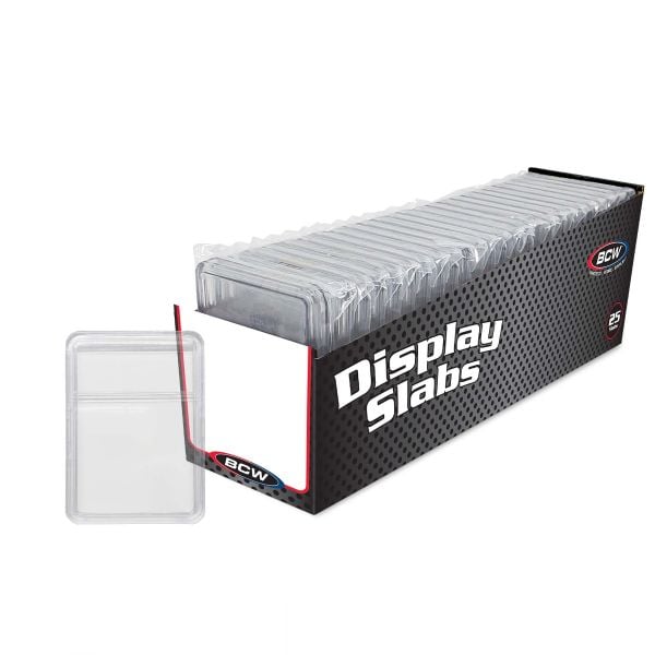 BCW Coin Display Slab - No Insert next to box of Coin Display Slab - No ...