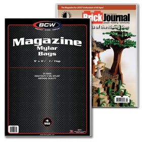 MAGAZINE MYLAR - 4 MIL - 9 X 11 1/2