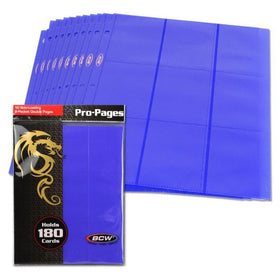 SIDE LOADING 18-POCKET PRO PAGES - BLUE