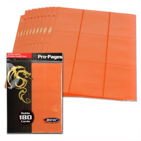 SIDE LOADING 18-POCKET PRO PAGES - ORANGE