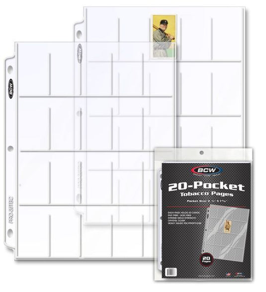 PRO 20-POCKET TOBACCO PAGE (20 CT. PACK)