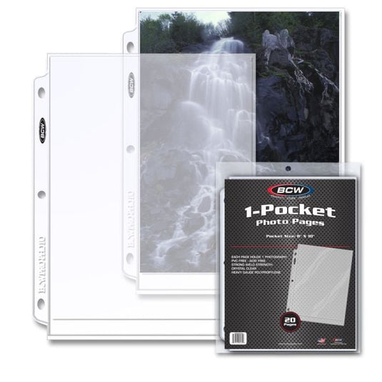 PRO 8 X10 PHOTO PAGE (20 CT. PACK)