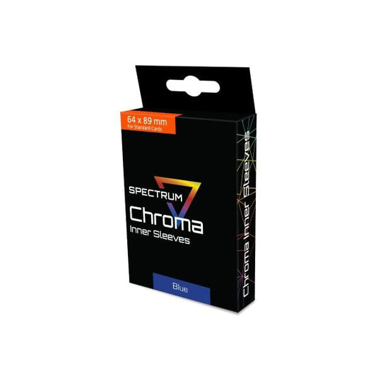 CHROMA INNER SLEEVES - BLUE BACK CLEAR FRONT