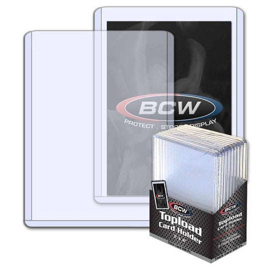 TOPLOAD HOLDER - 3 X 4 X 2.75 MM - 108 PT. THICK CARD