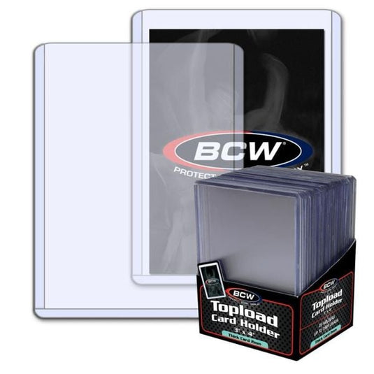 TOPLOAD HOLDER - 3 X 4 X 2 MM - 79 PT. THICK CARD